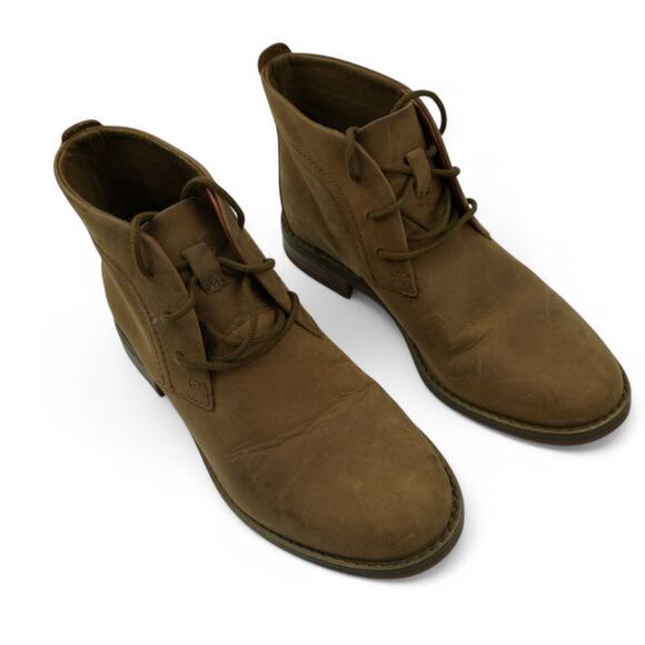 Clarks Collection Ankle Boots Womens 5M Camzin Grace Brown Chukka - Picture 1 of 11